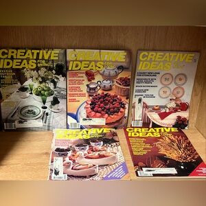 Lot of 5 Creative Ideas For Living Magazine1986/ 1988